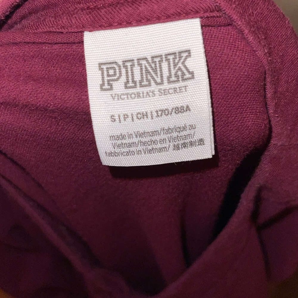 Pink Long Sleeve in Maroon - Picture 4 of 5